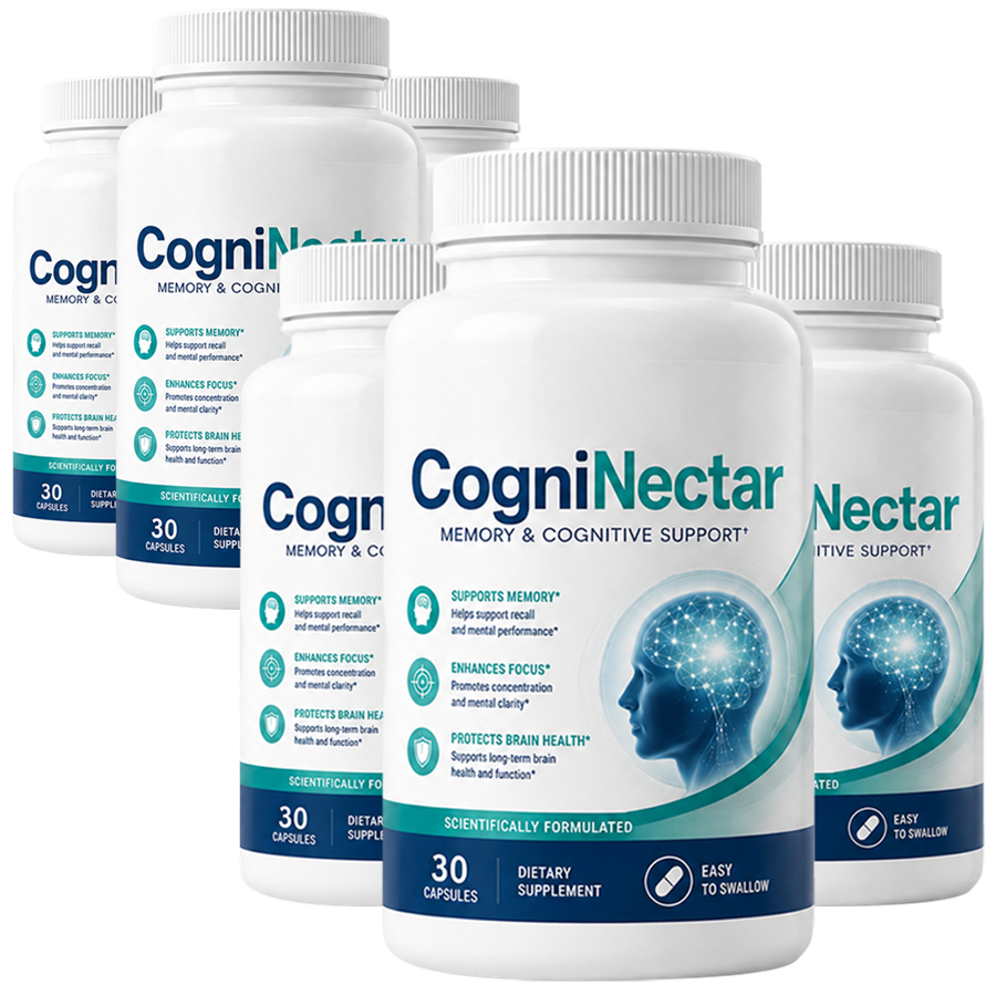 CogniNectar memory and cognitive support bottles